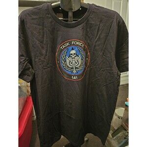 Call Of Duty Task Force 141 Vlack T-Shirt, Activision, New XL